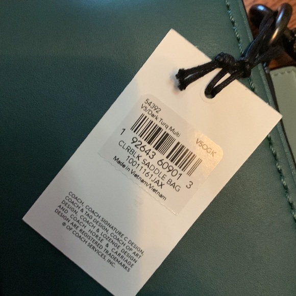 NWT Coach Saddle Rare Leather - Picture 5 of 9